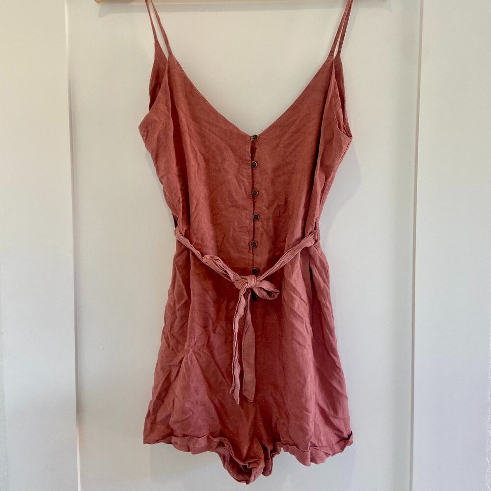Natural Pink Romper
